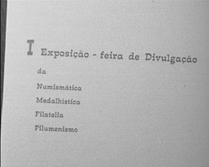 Exposição de numismática, filatelia e medalhística