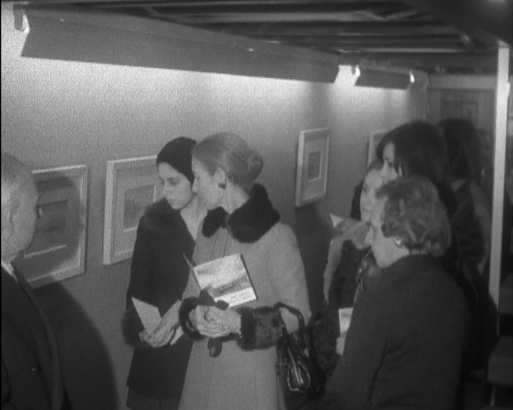 Exposição de pintura da irmã Gabriela