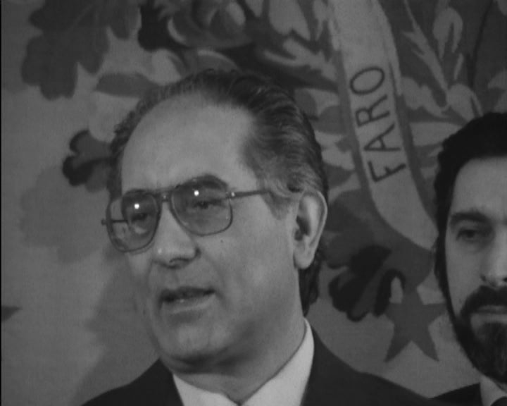 Conferência de imprensa de Emilio Colombo