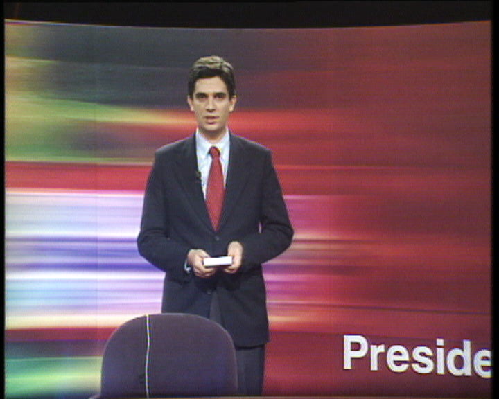 Vítor Gonçalves nos estúdios do Lumiar