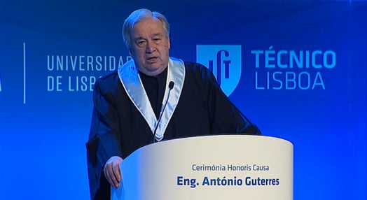 Doutoramento Honoris Causa de António Guterres