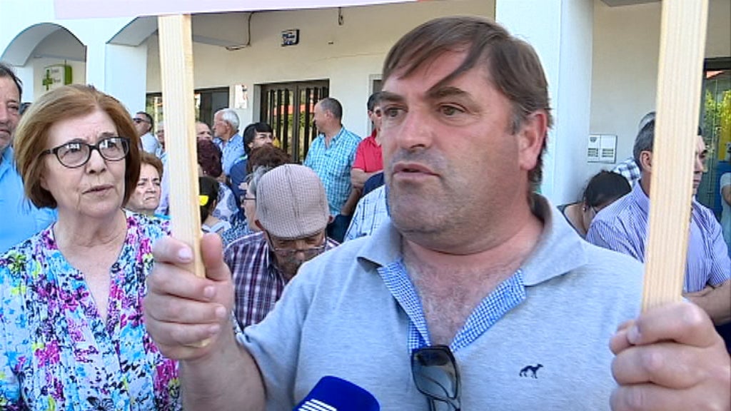 Manifestação em São Vicente da Beira