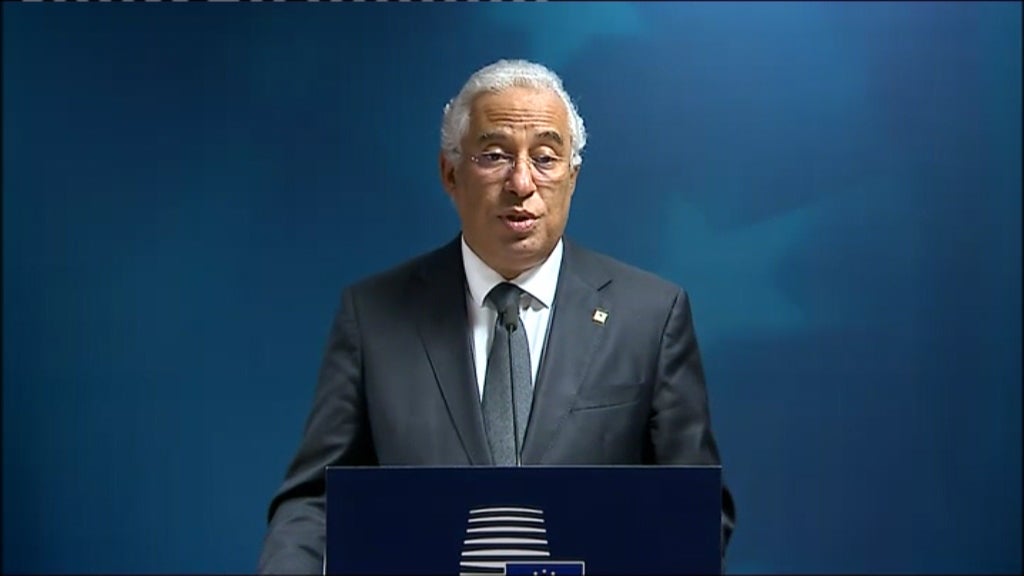 António Costa em  Bruxelas