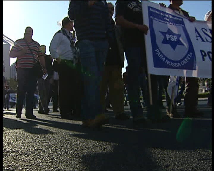 Manifestação de polícias