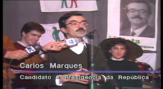 Presidenciais 91: campanha de Carlos Marques