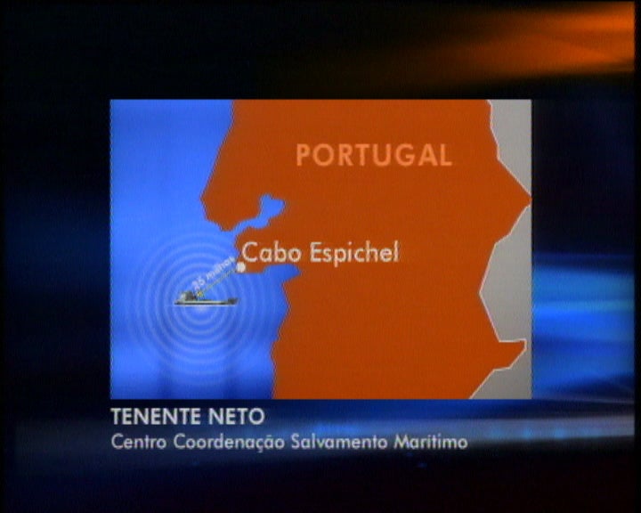 Naufrágio de navio ao largo do cabo Espichel
