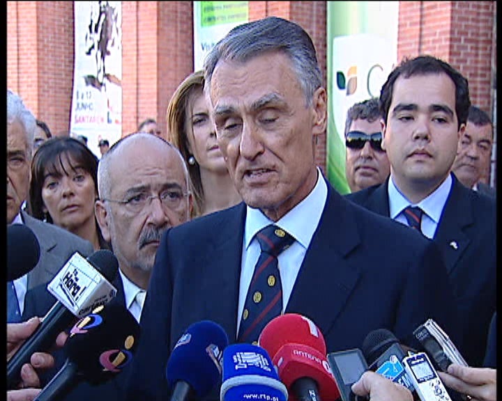 Cavaco Silva em Santarém