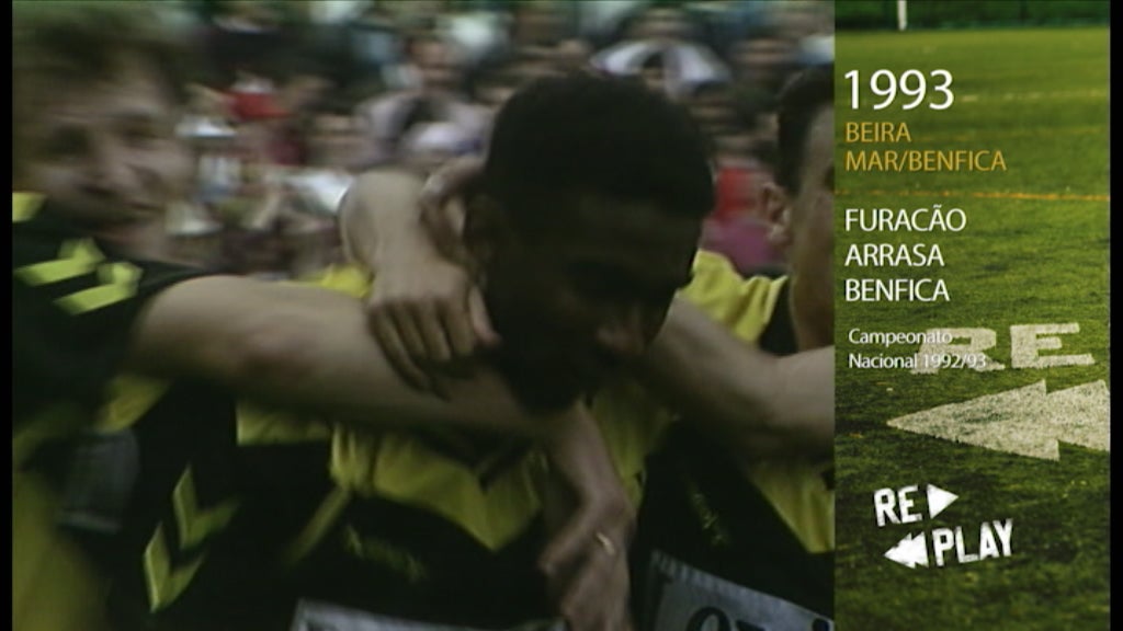 1993 Beira Mar Benfica: Furação arrasa Benfica