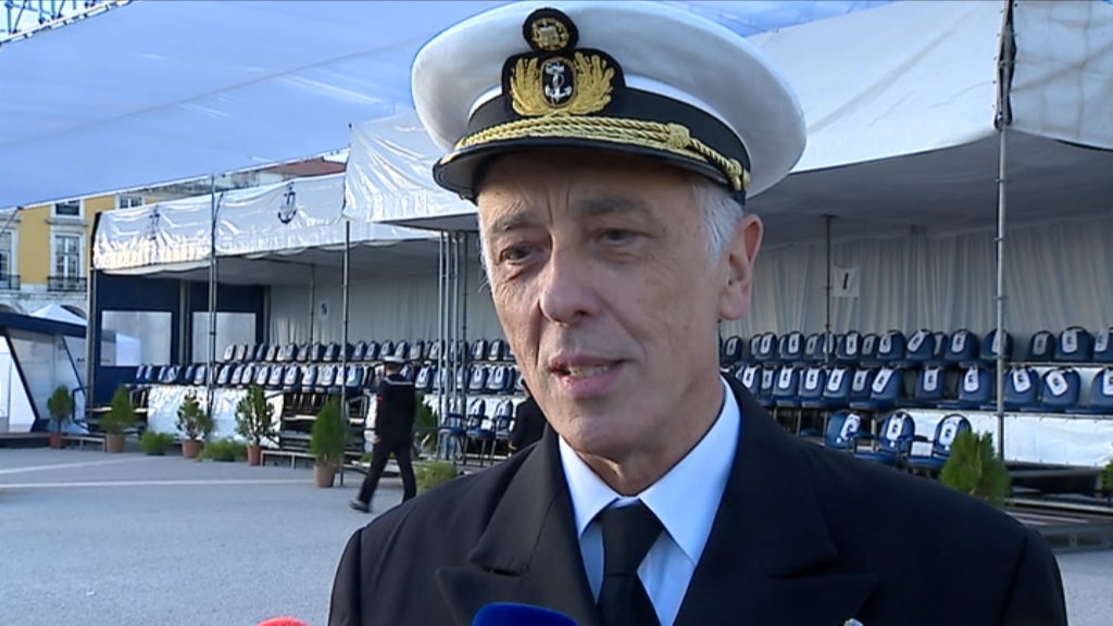 Marcelo Rebelo de Sousa nas comemorações dos 700 anos da Marinha Portuguesa