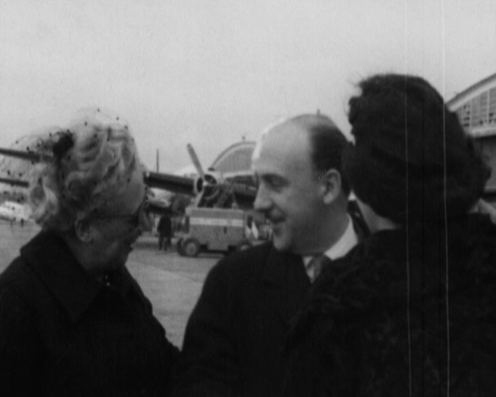 Personalidades no Aeroporto da Portela
