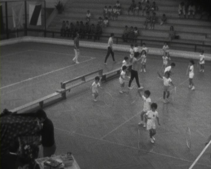 Classe de ginástica da Juventude Salesiana