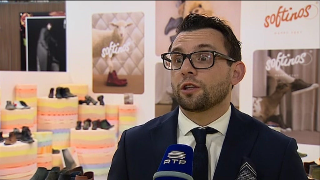 Feira de calçado em Milão