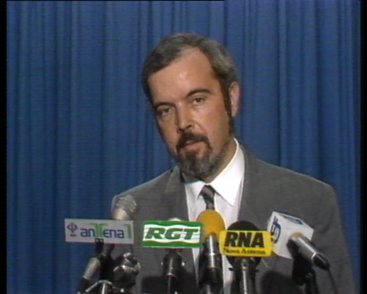 Conferência de imprensa de Fernando Nogueira