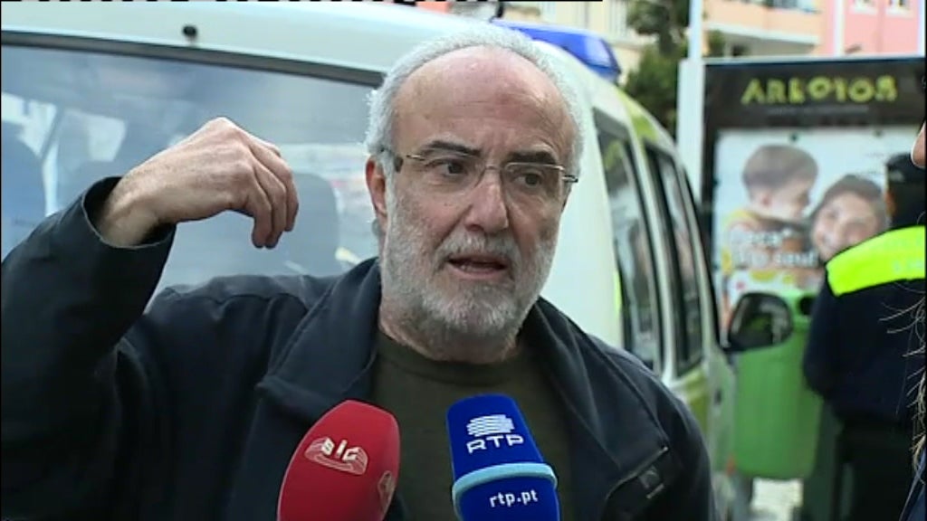 Deslizamento de terras em Lisboa