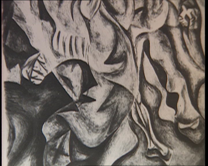 Fresco de Júlio Pomar no Cinema Batalha