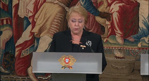 Visita de Michelle Bachelet  a Portugal