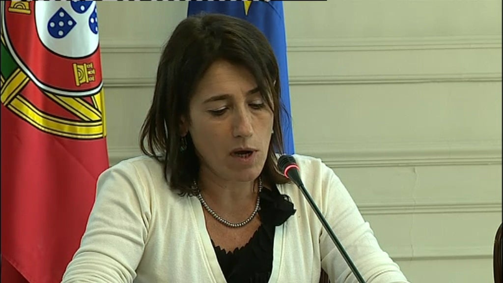 Conferência de Imprensa de Constança Urbano de Sousa