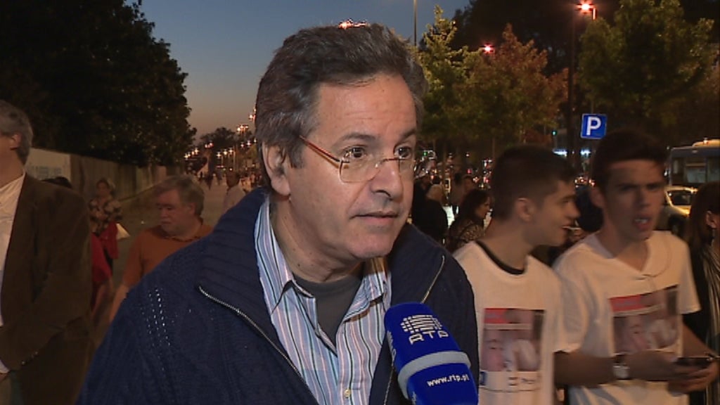 Cordão humano no Porto