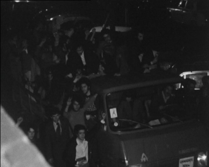 Manifestação de apoio ao MFA em Lisboa