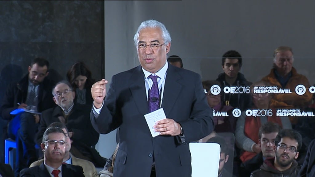 António Costa sobre o Orçamento do Estado 2016