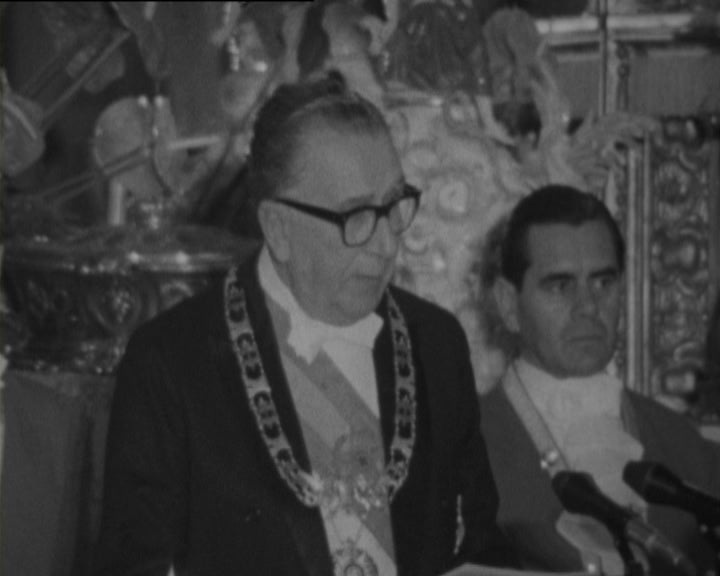 Jantar em honra de Emílio Garrastazu Médici