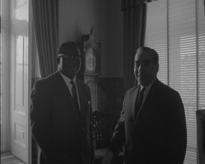 Franco Nogueira recebe Godfrey Amachree, Delegado das Nações Unidas