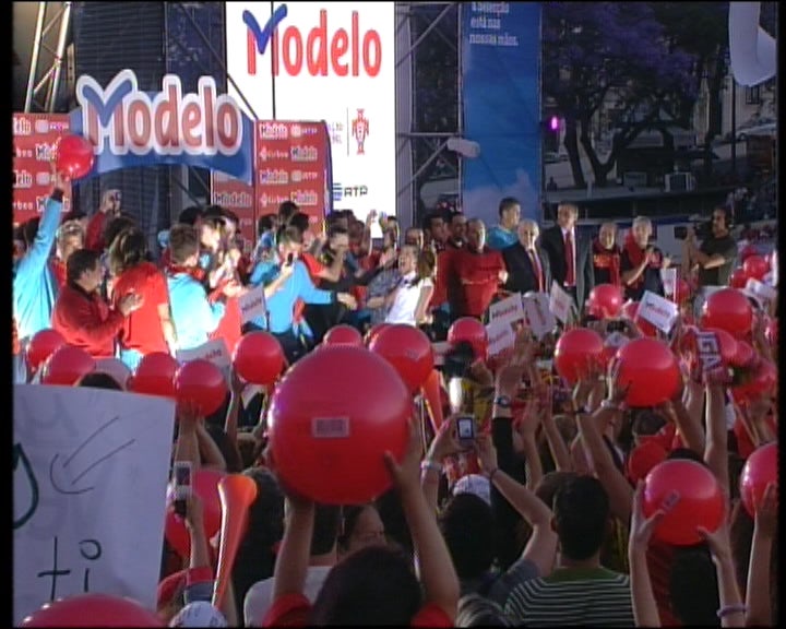 Selecção Nacional no Parque Eduardo VII