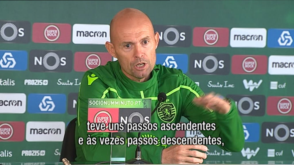 Futebol: Conferência de imprensa de Marcel Keizer