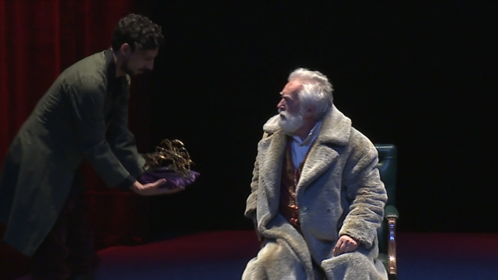 Peça de teatro “Rei Lear” no Teatro São João