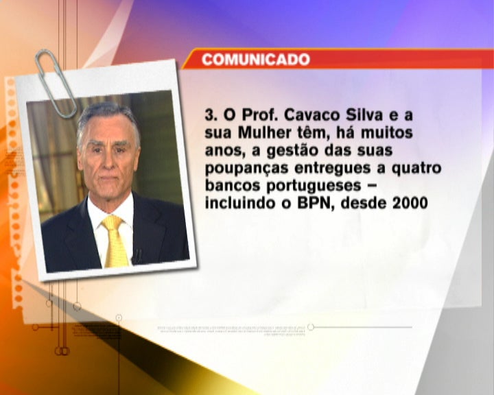 Cavaco e o Caso BPN