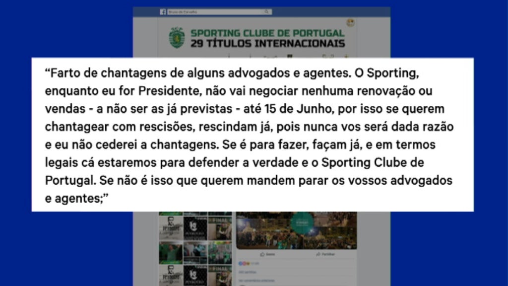 Rescisões no Sporting Clube de Portugal