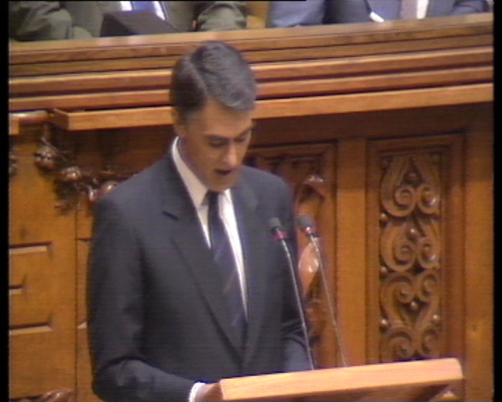 Intervenção de Cavaco silva na AR