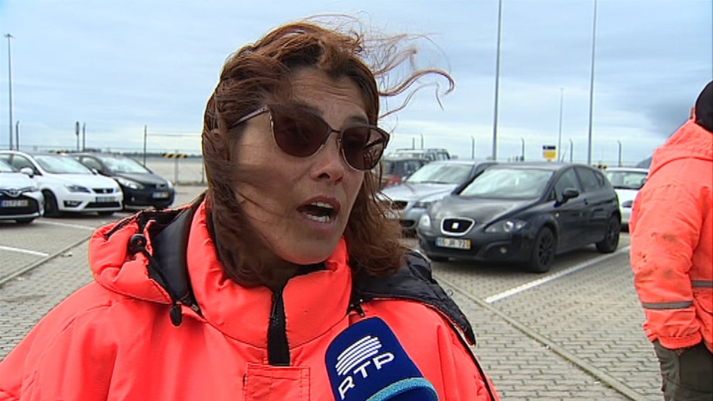 Protesto dos estivadores em Setúbal