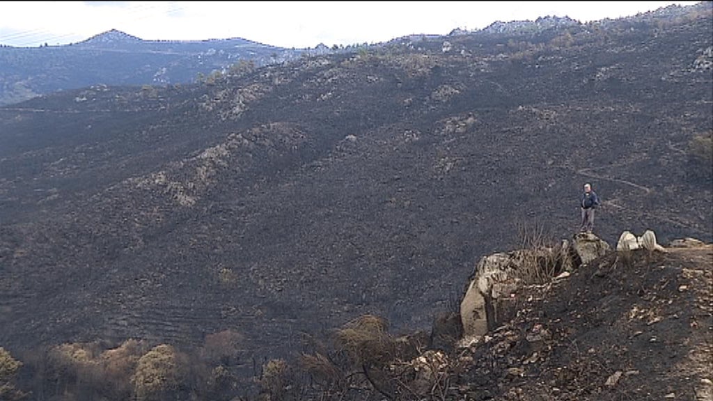 Vítima dos incêndios