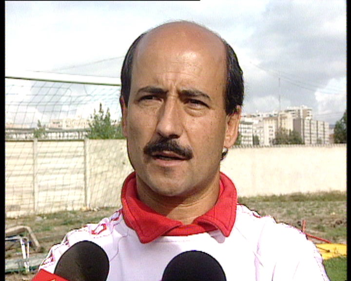 Futebol: Treino do Benfica