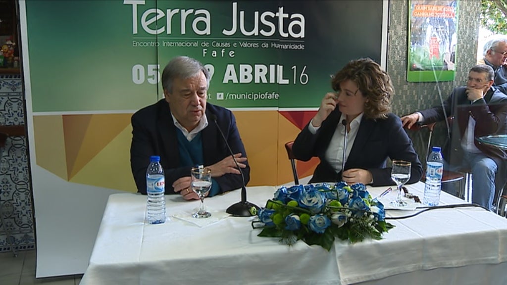 António Guterres homenageado na 2ª edição “Terra Justa”