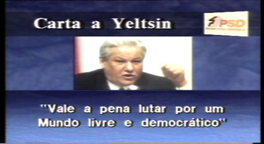 Carta do PSD a Boris Yeltsin