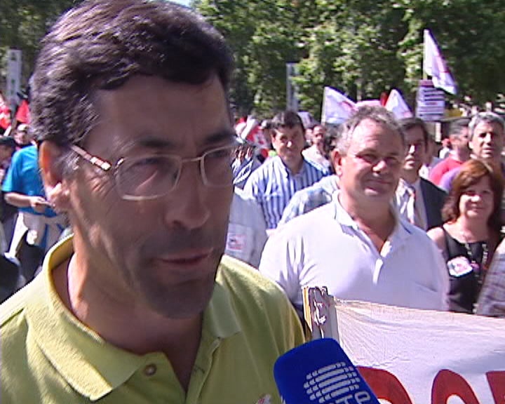 Setor privado participa na manifestação da CGTP