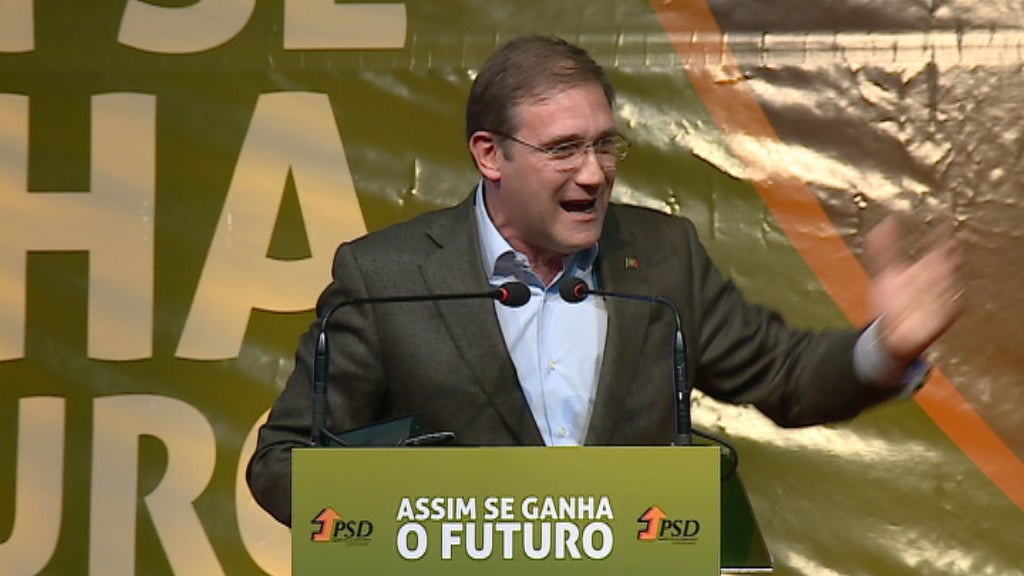 Passos Coelho critica o Governo