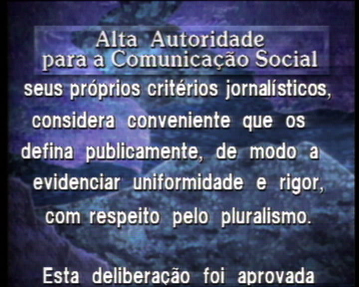 Comunicado da Alta Autoridade para a Comunicação Social