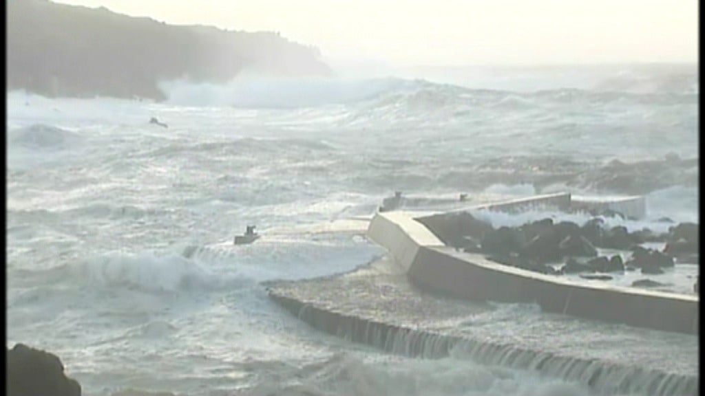 Mau tempo nos Açores