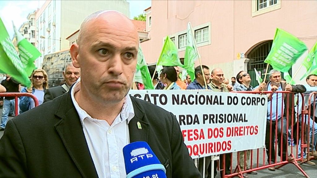 Sindicato da guarda prisional em vigília
