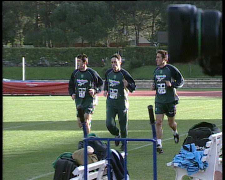 Futebol: treinos do Sporting