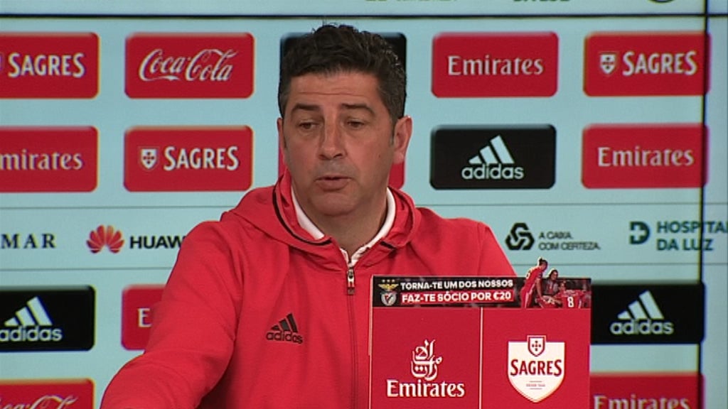 Futebol: Treino do Benfica