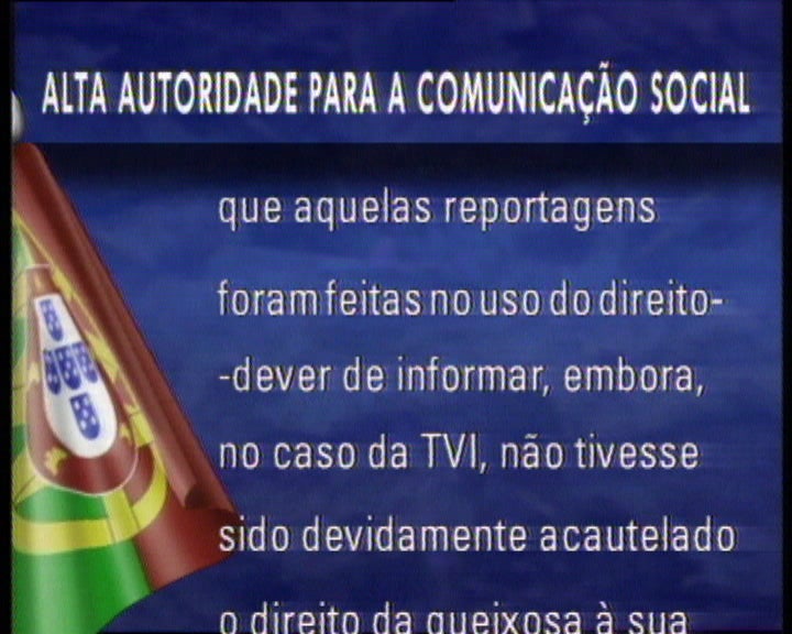 Comunicado da Alta Autoridade para a Comunicação Social