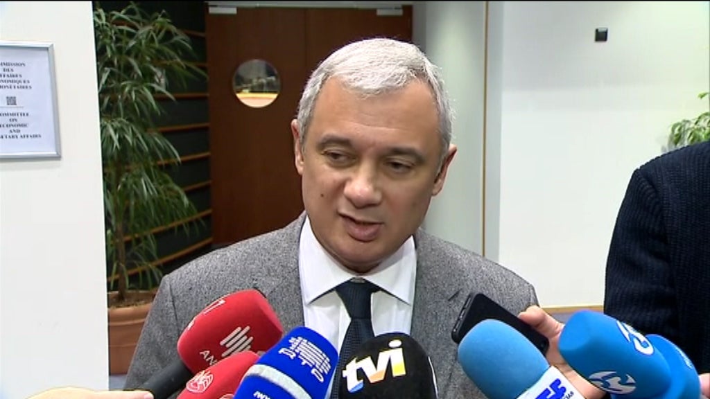 Mário Centeno em Bruxelas