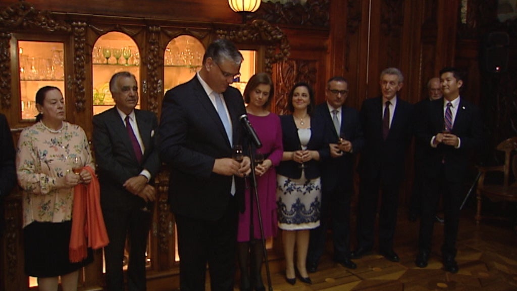 Receção de Ano Novo por Vasco Cordeiro