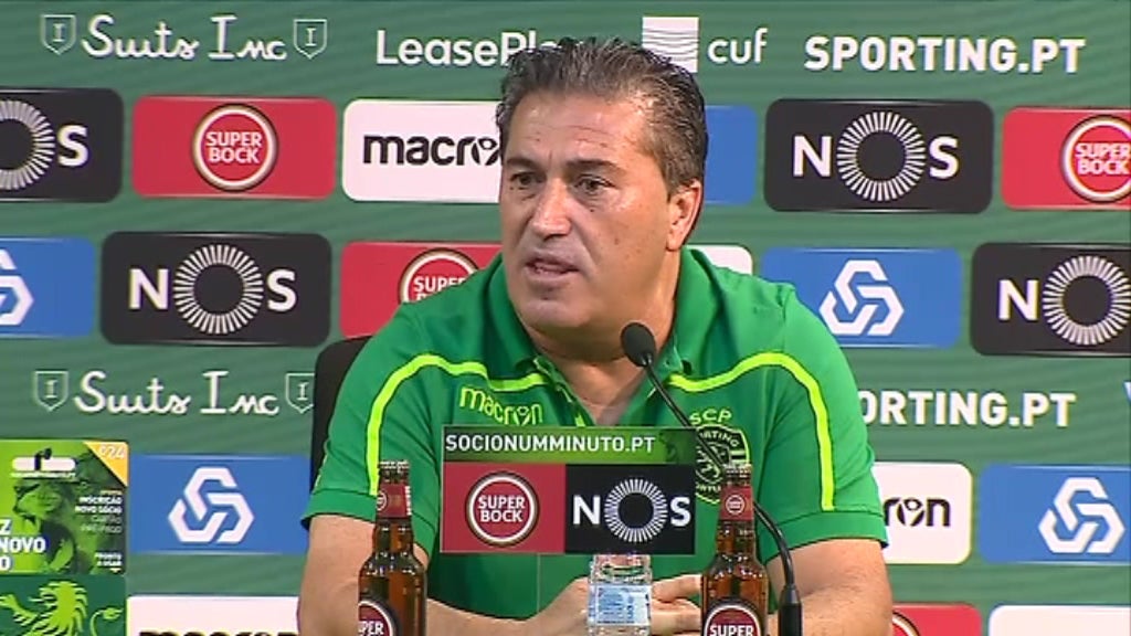 Conferência de imprensa de José Peseiro