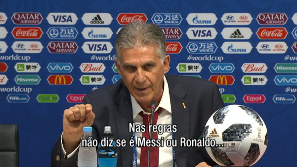 Mundial 2018: declarações de Carlos Queiroz