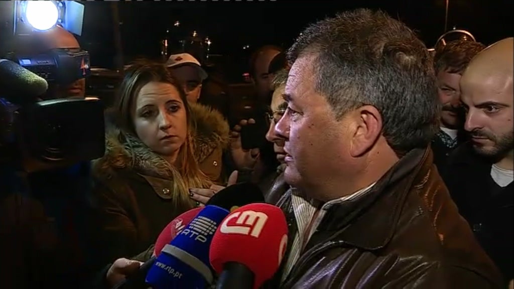 Protesto de suinicultores em Lisboa